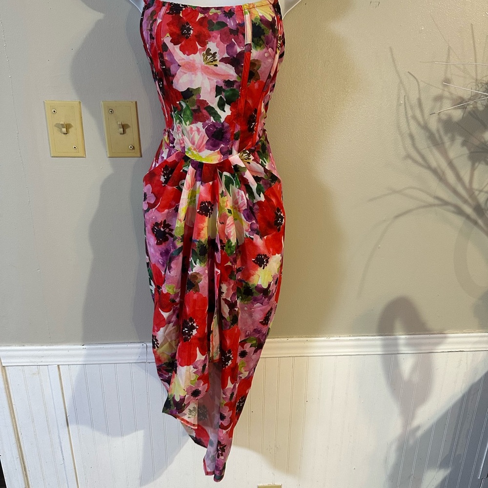 Prettylittlething Multicolor Strapless Dress - image 2